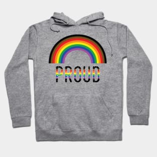 LGBTQIA Inclusive Rainbow Pride Flag - Pride 2018 Hoodie